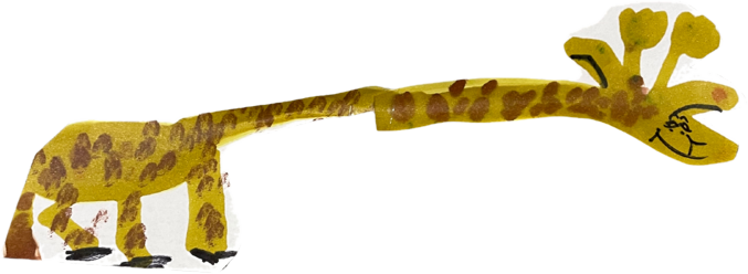 息子が描いたきりんの絵